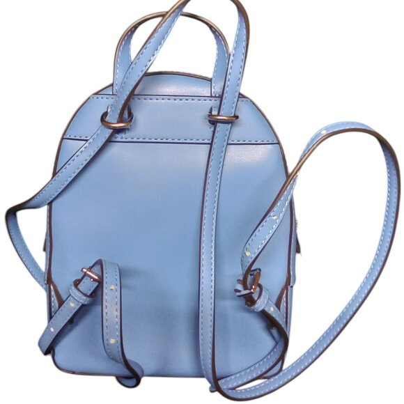 Michael Kors NEW S. Pacific Blue Jaycee Leather XS Convertible Backpack NWT $398 - Picture 2 of 9